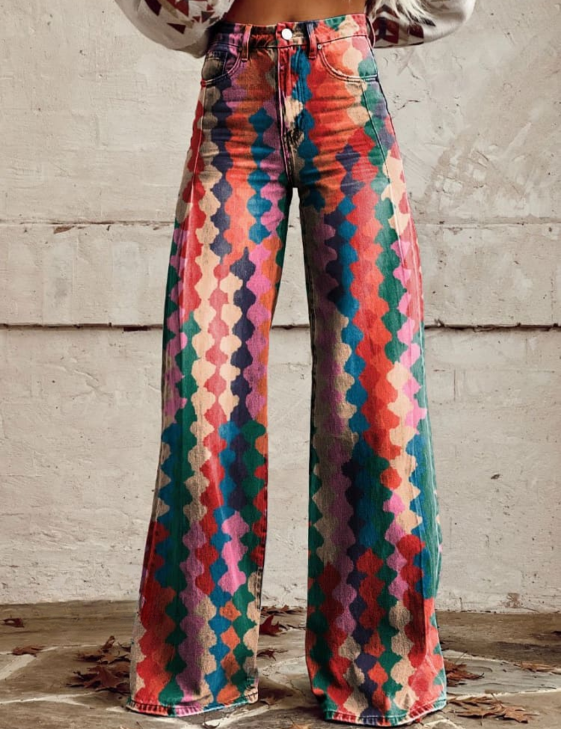 Eliška - Elegantní Boho kalhoty