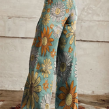 Cecilie - Palazzo kalhoty květy