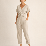 Magda™ | Elegantní křížený overal