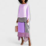 Elenora - geometrický kaftan volného střihu