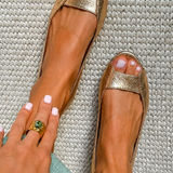Magdaléna | Zlaté sandály Comfort Chic