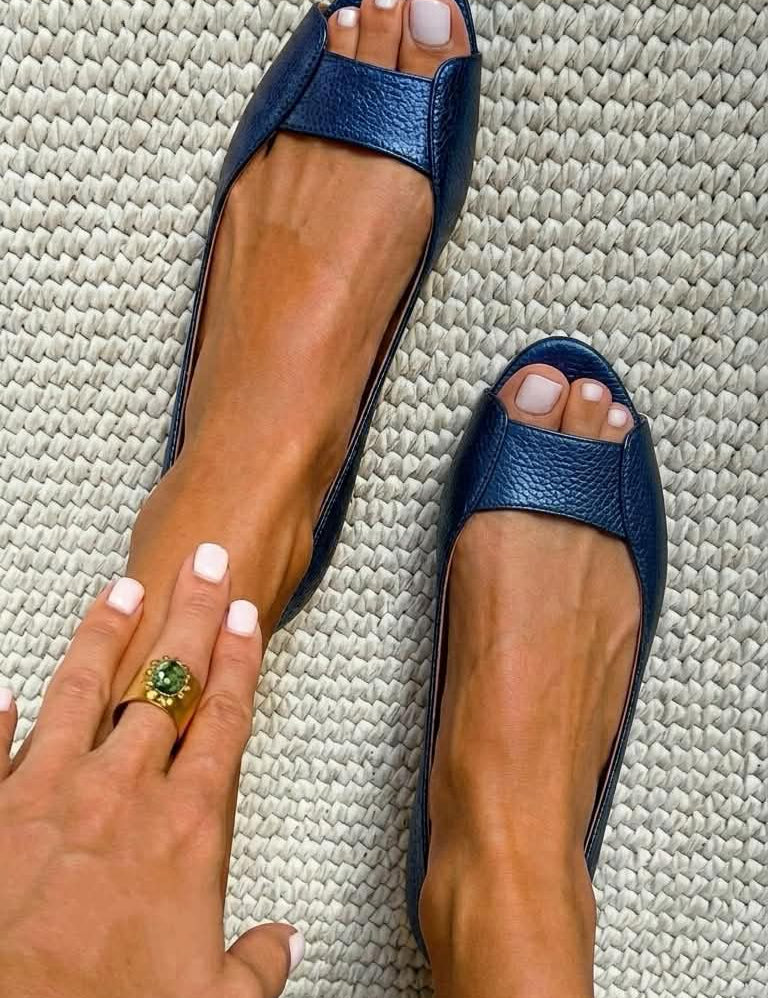 Magdaléna | Zlaté sandály Comfort Chic