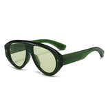 NAPOLI - Sluneční brýle typu Aviator z acetátu
