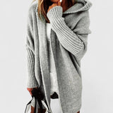 Daniela – Dlouhý cardigan s capucí