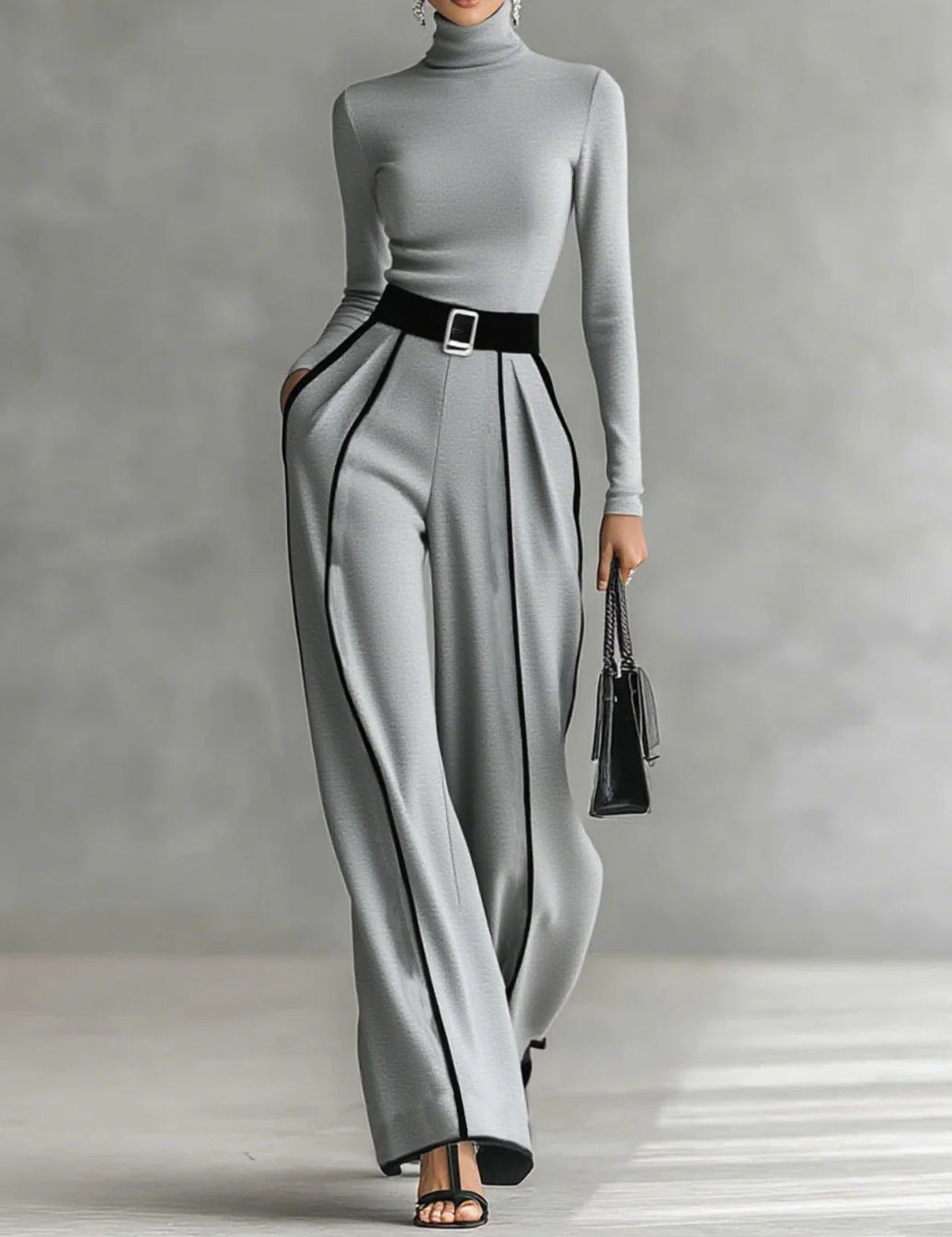 Vera™ | Elegantní souprava s kontrastním detailem