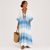 Kaftan Markéta Modrý Degradovaný