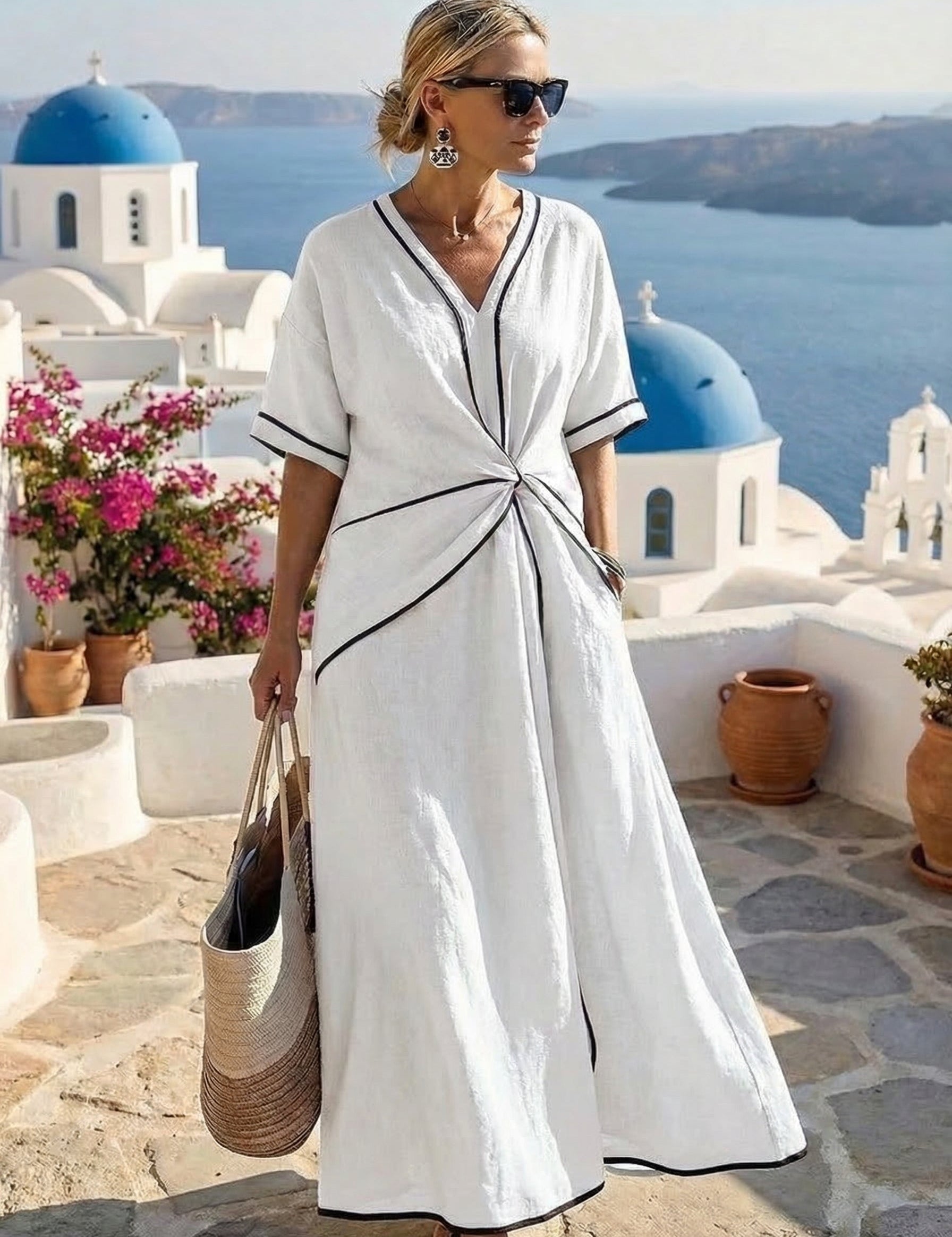 Santorini™ Letní šaty pro Evu