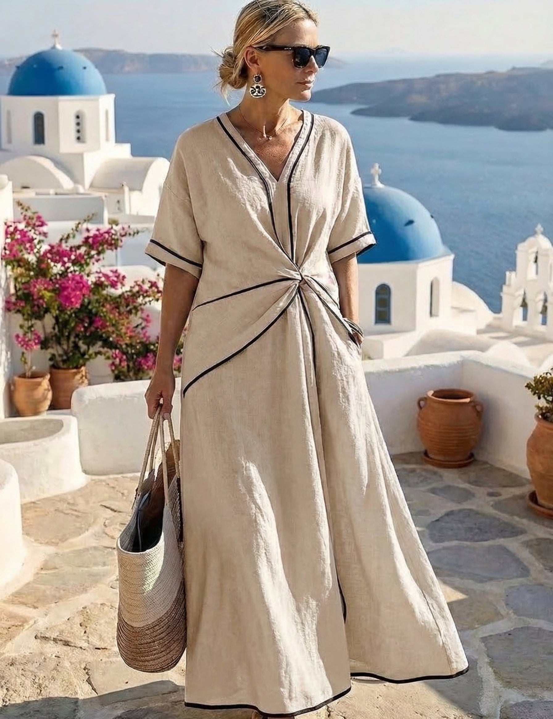 Santorini™ Letní šaty pro Evu