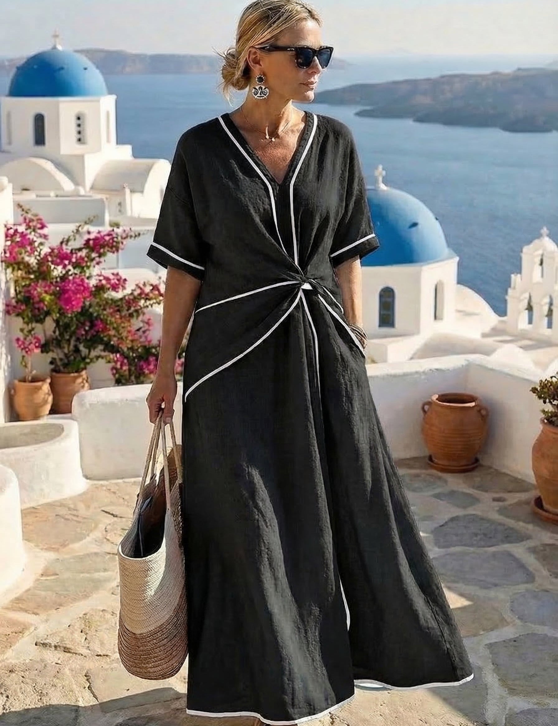 Santorini™ Letní šaty pro Evu