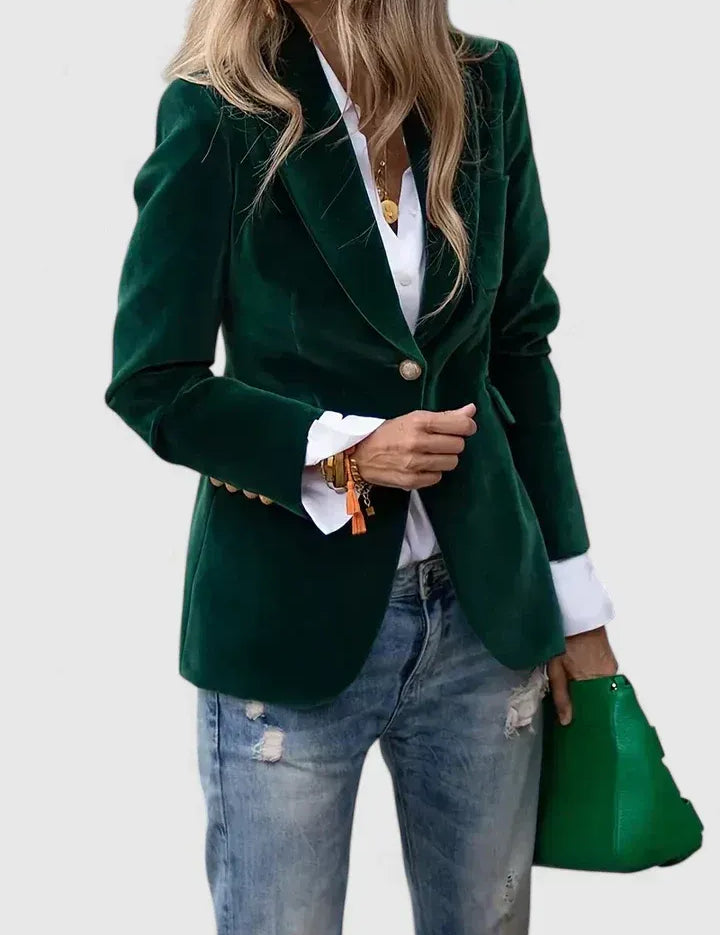Kristýna – Elegantní dámský blazer s klasickým střihem