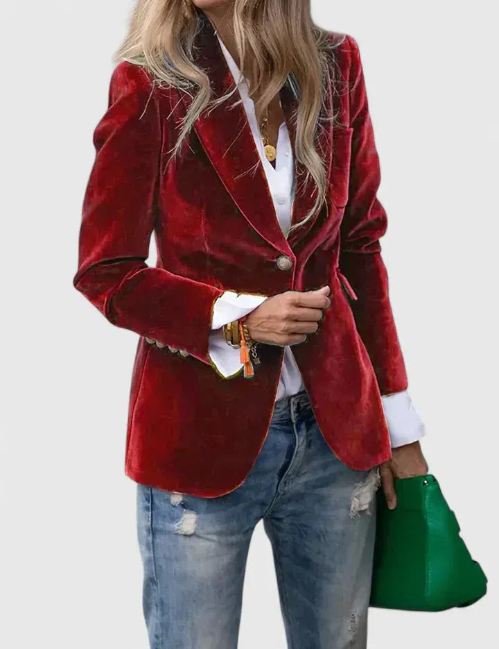 Kristýna – Elegantní dámský blazer s klasickým střihem